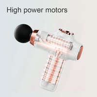 Mini pistolet de massage USB portable, appareil de massage des fascias, relaxation musculaire avec chaleur, visage et corps, 6 vitesses