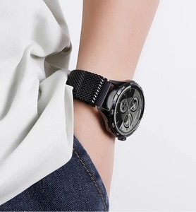 BEEFLYPOWER <span class=keywords><strong>Correa</strong></span> de Reloj de Acero Inoxidable Milanesa de 22 mm con Hebilla de Paracaídas, para Huawei <span class=keywords><strong>Watch</strong></span> GT5 46mm GT4 - Product Image 6