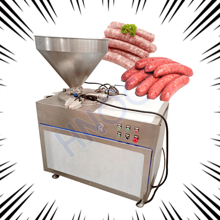 Electric Hydraulic Hot Dog Pork Sausage Filler Small Stuffing Industrial Sausage Make Machine
