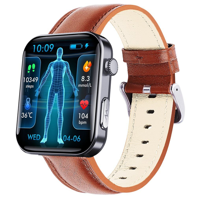2026 Hot Unisex Square Silicone Smartwatch for Call Fitness Sports ECG SOS Waterproof IP68 for Girls Kids