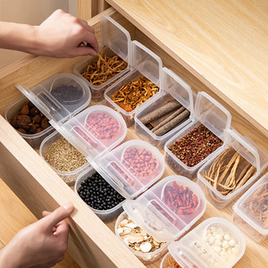 <b>Spice</b> <b>Storage</b> Box Airtight Plastic Lid M Size For Kitchen Solid Seasonings <b>Storage</b> - Product Image 4