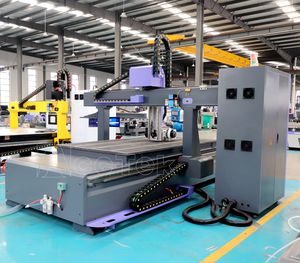 Polystyrene EPS bọt khuôn quá trình làm cho máy 4 trục 3D gỗ khắc với chân không bảng <span class=keywords><strong>CNC</strong></span> Router máy 3000x2000 - Product Image 3