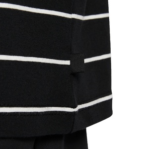 Camiseta Grande a Rayas para Hombre, Manga Corta, Verano, Nueva Tendencia, Bloques de Color, Holgada, de Algodón Puro - Product Image 5