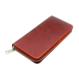Custom Mens <b>Long</b> Wallet Men's Card Holder Crazy Horse Leather Wallet Money <b>Bag</b> for Man - Product Image 3