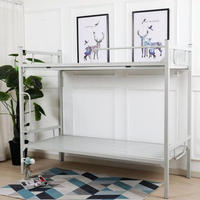 Lit superposé pliant en acier avec cadre métallique pour un rangement pratique dans la chambre - Gain de place