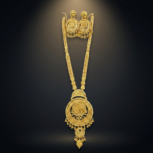 Wholesale Forming 14K 18K 24K Micro Gold Filled Long Necklaces Set, Traditional Design Jewelry Set, Fashion Long Necklaces Set. - Product Image 3