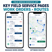 Akıllı Saha Servisi Saha Servisi Yönetimi Uygulama Geliştirme IOS Android İçin Çalışma Görevleri Teknisyen Gönderimi LionCreate