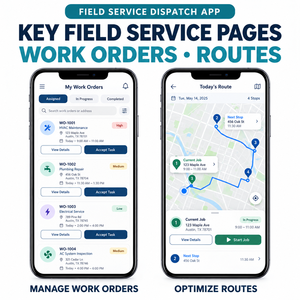 App di Gestione Servizi sul Campo per IOS e Android con Ordini di Lavoro e Spedizione Tecnici LionCreate - Product Image 3