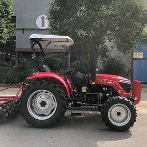 Precio barato Mini agricultura 50HP pequeña máquina de tractores de tracción en las 4 ruedas Tractor agrícola 4WD con sembradora en Pakistán