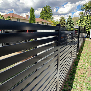 7ft ידידותי לסביבה ומכרסמים עמיד למים מצופה אלומיניום מודרני הרכבה קל גדר פרטיות לוחות לשימוש חיצוני - Product Image 3