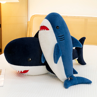Vente en gros OEM ODM – Nouveaux jouets en peluche requin créatifs, oreillers en peluche super doux et mignons, jouets en peluche requin géants avec logo personnalisé