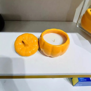 Frasco de calabaza de cerámica Orangery con tapa Almacenamiento vacío para uso en la cocina-para té y velas - Product Image 4