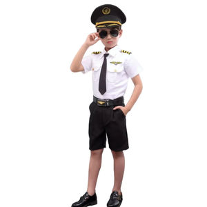 Halloween Cosplay enfants déguisement Costumes enfant semblant jouer ensembles enfants pilote jeu <span class=keywords><strong>de</strong></span> rôle Costume vêtements - Product Image 3