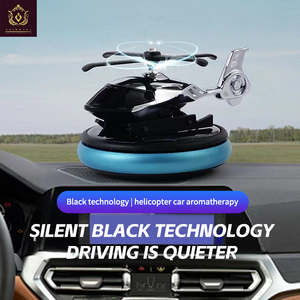 Ambientador de coche de helicóptero de Metal de lujo, dispensador de Aroma de tablero con difusor de Perfume líquido giratorio para hombres - Product Image 2