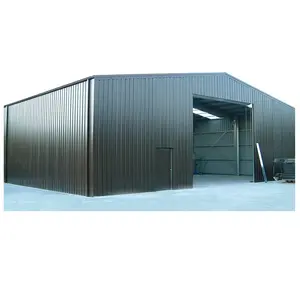 China barato luz quadro de aço préabricado industrial fazenda metal shed kit