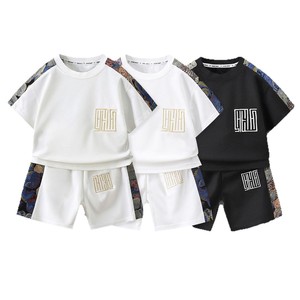 Nueva Ropa Casual de Verano para Niños con Bordado, Conjuntos Casuales de Moda de Manga Corta para Niños y Niñas - Product Image 4