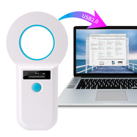 Escáner de Microchip RFID FDX-B para Animales, 134.2Khz EM4305, Interfaz de Comunicación USB, Lector de Chips para Animales