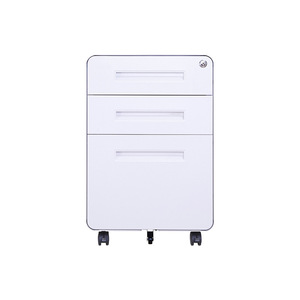Armoire à dossiers mobile <span class=keywords><strong>GDLT</strong></span> au design moderne, avec 3 tiroirs, sur roulettes, pour le bureau ou la cuisine, en métal - Product Image 4