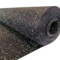 Tapis en caoutchouc pour salle de sport, épaisseur 10-70 mm, pour musculation, dalles en caoutchouc composite, rouleaux de revêtement de sol en caoutchouc