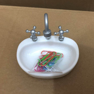 Support magnétique de bureau pour pinces à papier, en ABS, couleur or et argent, pour lavabo ou évier - Product Image 1