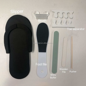 <span class=keywords><strong>Kit</strong></span> de pédicure <span class=keywords><strong>professionnel</strong></span>, ensemble de limes de pieds, outils de manucure et pédicure jetables - Product Image 3
