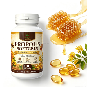 Capsules molles de <span class=keywords><strong>propolis</strong></span>, extrait haute puissance, compléments alimentaires pour le cerveau, <span class=keywords><strong>propolis</strong></span> d'abeille naturelle de haute qualité, capsule molle - Product Image 1