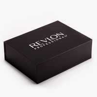 Boîte Cadeau Rigide en Carton Noir Mat avec Logo Imprimé Personnalisé et Fermeture Magnétique