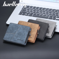 Baellerry Carteira dompet uang Multi kartu, dompet koin kecil sederhana ritsleting