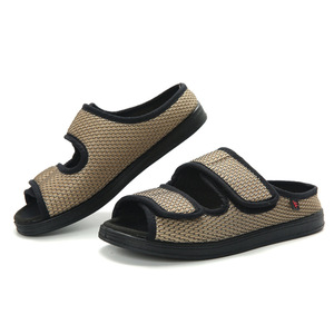 Taille extra-large 49 Sandales diabétiques pour hommes et femmes Pantoufles confortables antidérapantes pour personnes âgées avec des pieds sensibles gonflés - Product Image 3