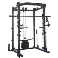 TOPTOS OEM ODM Máquina Smith Personalizada para Gimnasio, Equipo de Fitness, Jaula de Potencia, Rack de Sentadillas, Entrenador Integral