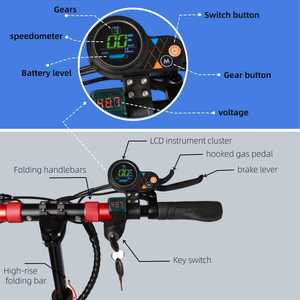 Hot Sale Fast 8 Scooter 48v Off Road Self Balancing Scooter for Adult With U7 Headlamp - Product Image 5
