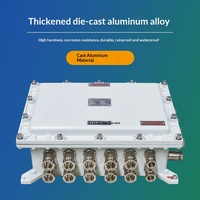 Boîte de jonction antidéflagrante, boîte de terminaison à sécurité renforcée, boîte de distribution d'éclairage étanche en aluminium moulé anti-poussière