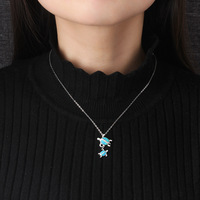 Offre Spéciale – Pendentif Tortue en Opale pour Femme, Design Original Tendance, Idéal Fête des Mères ou Fiançailles, Sertissage Griffe, Chaîne à Maillons