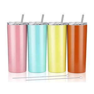 Série élégante 20 <span class=keywords><strong>oz</strong></span> Maigre Sublimation Gobelet Vide 20 <span class=keywords><strong>Oz</strong></span> Avec Couvercles Et Pailles En Vrac - Product Image 1