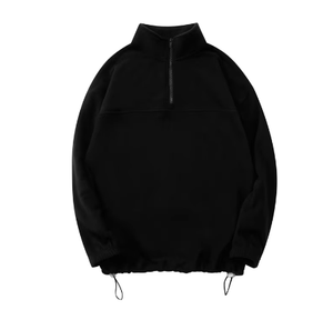 Dropshipping alta calidad logotipo personalizado Sudadera con capucha invierno peso pesado Zip up Stand collares sudaderas pulóver Zip Fleece hombres - Product Image 4
