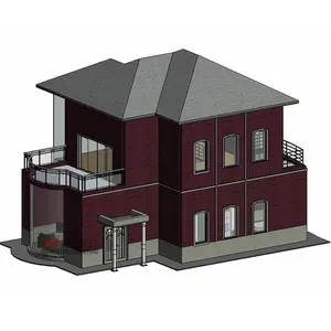 Moradia de aço leve casa com design moderno