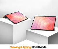Étui de protection multi-couleurs en cuir PU avec support pliable et fonction veille/réveil automatique pour tablettes Samsung Galaxy Tab S11 Ultra S12 Ultra