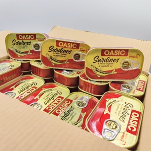 Sardinas Enlatadas en Aceite Vegetal, 125g, Pescado Fresco, Mariscos para una <span class=keywords><strong>Dieta</strong></span> Saludable - Product Image 3