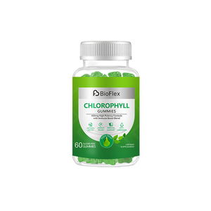 Suplementos de gomitas de clorofila OEM con musgo marino, baya de saúco Acv, zinc y vitamina C,D,E, B12 para soporte inmunológico y de digestión - Product Image 1