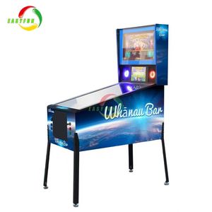 Indoor <b>Amusement</b> Arcade Game <b>Machine</b> 3D Virtual Pinball <b>Machine</b> Adjustable Legs LED Light for Bar Shopping Mall - Product Image 6