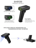 Escáner de Código de Barras Portátil de Alta Velocidad A177, 2D CCD CMOS Láser USB con Cable y Activación Automática para Mensajería, Logística y Envíos