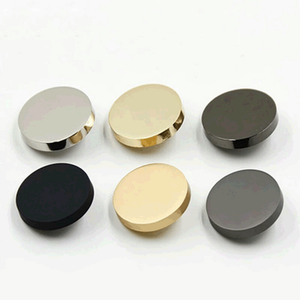 Fashion Round Metal Blank Flat <strong>Buttons</strong> High-footed Hand-sewing <strong>Suit</strong> Coats Trench <strong>Buttons</strong> Shirts Down Jackets <strong>Buttons</strong> Wholesale - Product Image 1