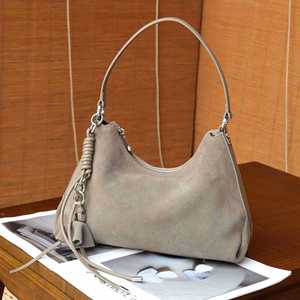 Sac à bandoulière en cuir de qualité supérieure, sacs en daim, sac bandoulière vintage pour femme, sac à l'épaule - Product Image 1