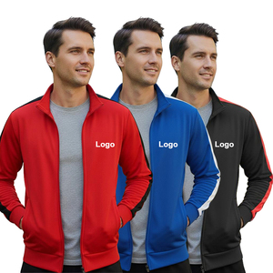 Zipper Sport <b>Jacket</b> Slim Fit Elastic Printing <b>Running</b> <b>Jacket</b> <b>Men</b> Athletic Fitness Quick Dry <b>Jacket</b> - Product Image 4