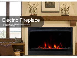 YIKA Gros Classique Personnalisé Encastré <span class=keywords><strong>Cheminée</strong></span> <span class=keywords><strong>Chauffage</strong></span> Bon Led Flamme Insert Décoratif <span class=keywords><strong>Cheminée</strong></span> Électrique - Product Image 5