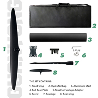 Aile hydrofoil en carbone ART PRO 1401 Axis Gear Foils pour les débutants en quai, pompage 1611 cm², planche de surf, planche de windsurf, planche de kitesurf