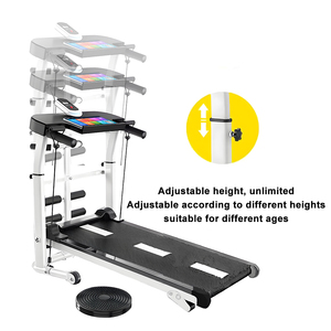 Mesin Treadmill lari kebugaran komersial alat olahraga kantor warna kustom senyap berjalan Gym - Product Image 6