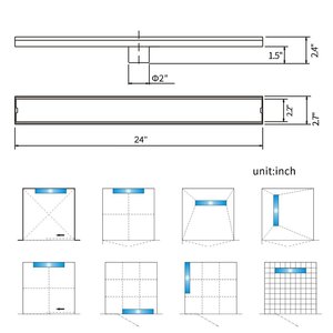 <strong>HOMEDEC</strong> Hot Sales Linear Stealth Tile Insert Floor Grate Bathroom Shower Waste Stainless Steel Side Outlet Brushed Nickel - Product Image 2