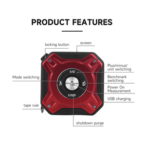 Oem 40m Hồng Ngoại Kỹ thuật số đo băng Laser khoảng cách Meter cai trị thông minh Rangefinder với laser có thể sạc lại Laser Băng biện pháp - Product Image 2