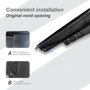 Pour 22 Toyota GR86 ZN8 et Subaru BRZ ZD8 Kuhl KRZD8RR Style Extension de jupe latérale en Fiber de carbone Extension de jupe latérale GR86 et BRZ - Product Image 3